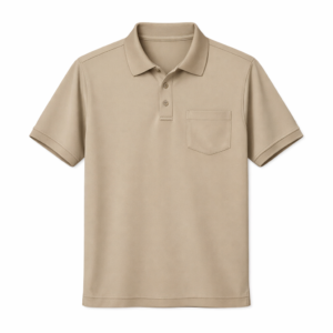Men’s Premium Microfiber Polo – Beige