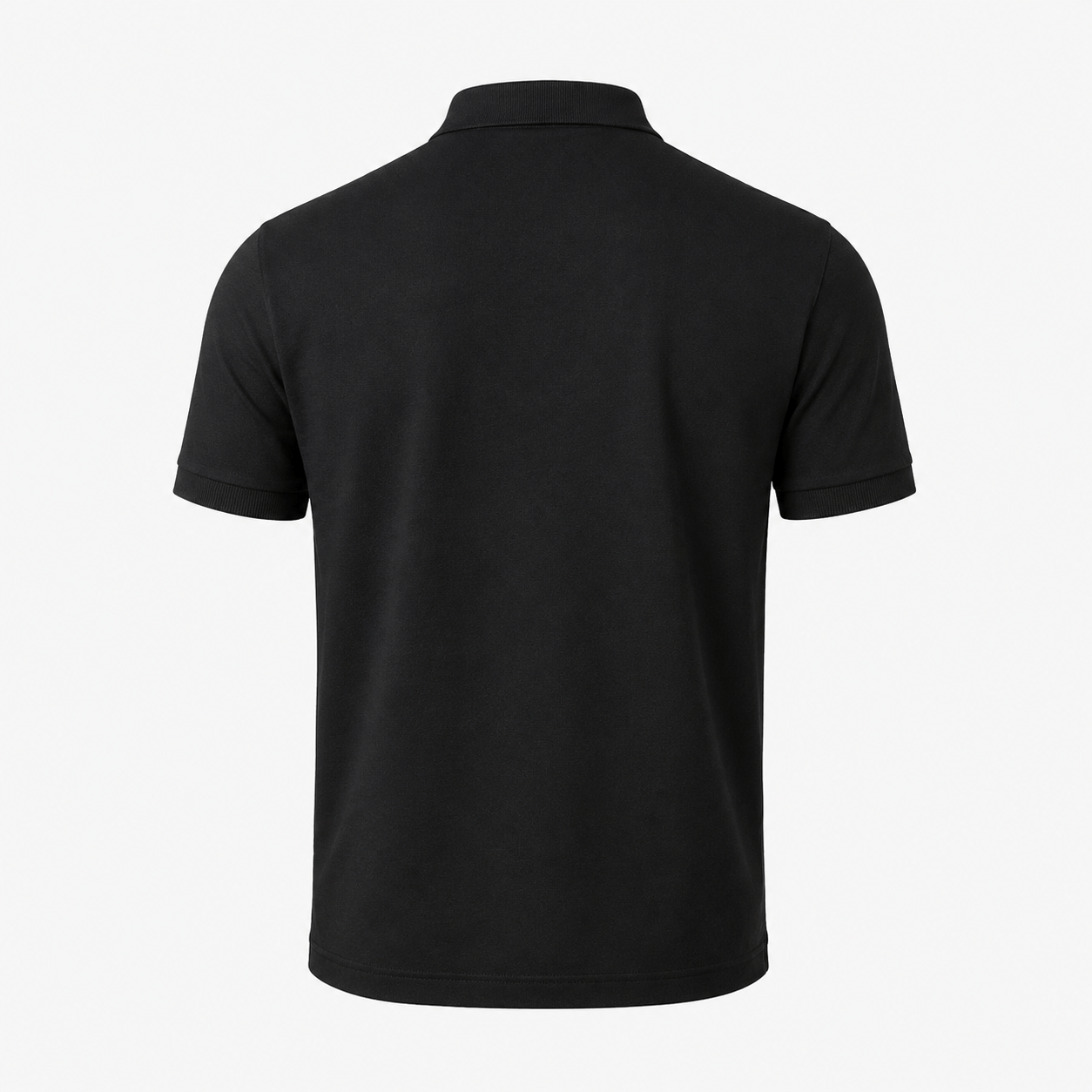 AK Mens Premium Regular fit Black Polo T-Shirt , Short Sleeve - Image 4